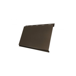 Вертикаль 0,2 classic 0,5 GreenCoat Pural BT с пленкой RR 32 темно-коричневый (RAL 8019 серо-коричневый)