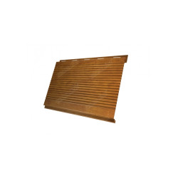 Вертикаль 0,2 gofr 0,45 Print-Double Elite с пленкой Golden Wood