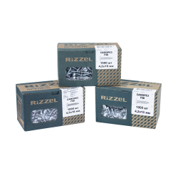 Саморез ПШ Rizzel 4,2х13 (1000шт) шлиц PH2, цинк